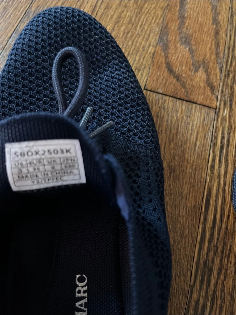 Boy Size 3 Navy Bruno Marc Mesh Dress Shoes